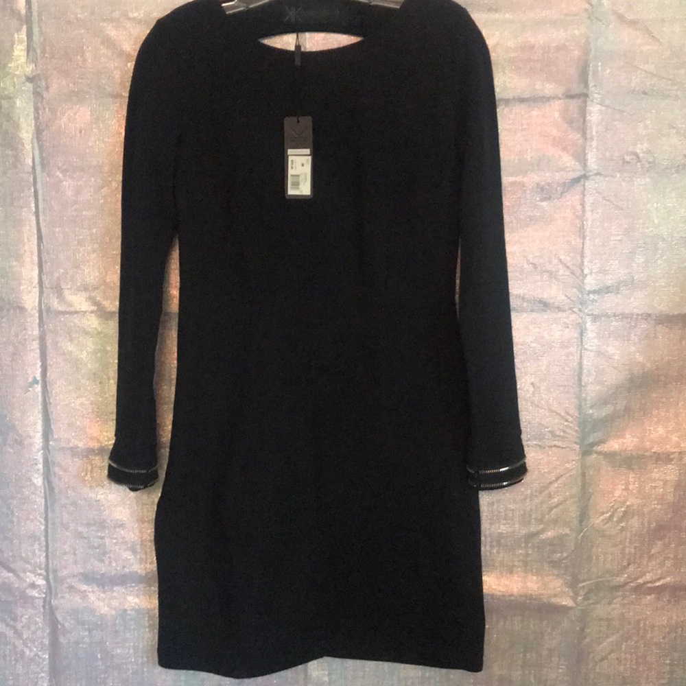 Black mini dress